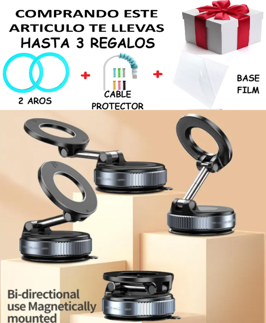 SOPORTE CELULAR PREMIUM 360° CON IMAN