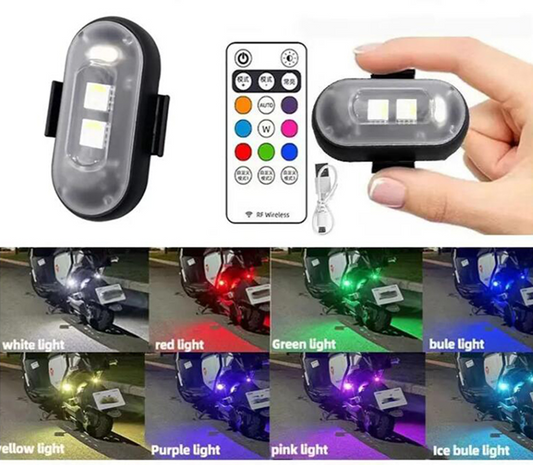 Luces RGB x 4 Con Control Remoto