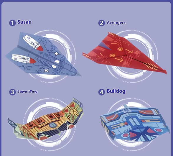 32 Aviones de papel Origami Hermoso regalo