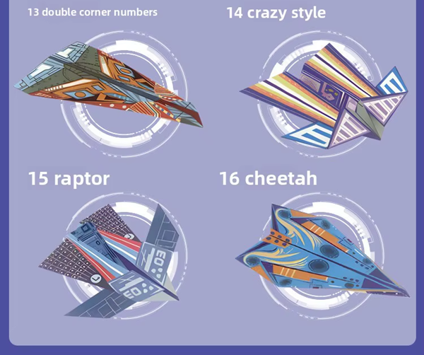 32 Aviones de papel Origami Hermoso regalo