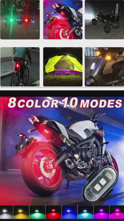 Luces RGB x 4 Con Control Remoto